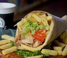 Гирос с курой большой