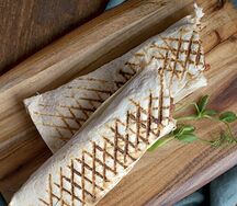 Шаурма со свининой и морковью по-корейски