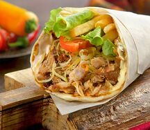 Гирос со свининой маленький