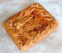 Пирог с курицей и грибами 