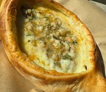 Хачапури с креветкой