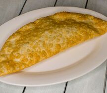 Чебурек с сыром и шпинатом