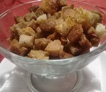 Сухарики с чесноком