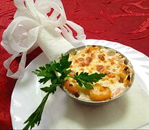 Жюльен с морепродуктами