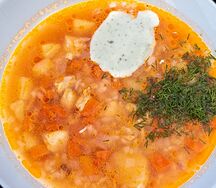 Мастава суп куриный с рисом