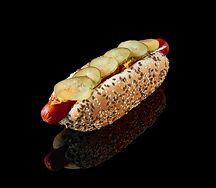 Датский хот-дог с колбаской Чоризо M