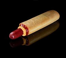 Французский хот-дог с альпийской колбаской М