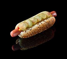 Датский Хот-дог с колбаской Бергсалями М