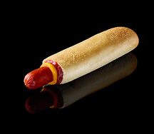 Французский хот-дог с колбаской чоризо М