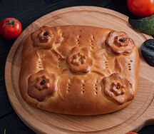 Пирог с куриным филе