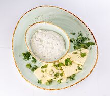 Творог с зеленью