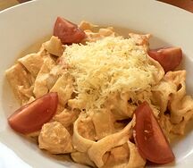 Паста с креветками