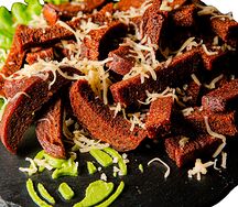 Гренки с чесноком и сыром