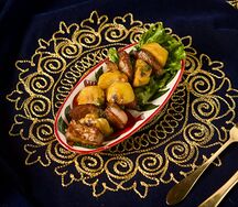 Картофель с салом