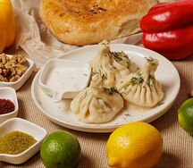 Хинкали с бараниной
