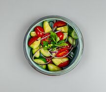 Овощной салат с маслом