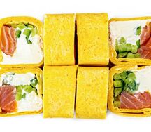 Тортилья с лососем