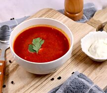 Борщ с курицей