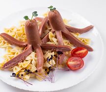 Осьминожки с макаронами