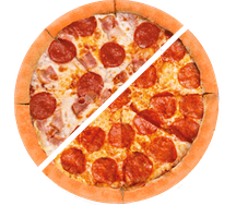 Пицца Две половинки