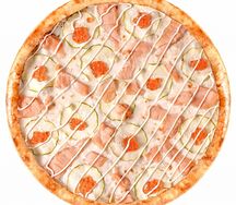 Сочная семга пицца