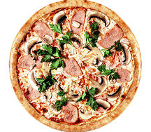 Ветчина и грибы пицца