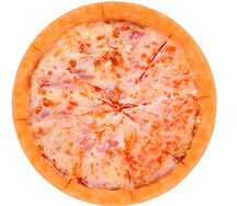 Пицца с ветчиной и сыром на соусе мутти