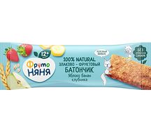 Батончик Яблоко-Банан-Клубника-Злаки