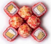 Запеченный с креветкой