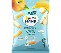 Кукурузные палочки ФрутоНяня Яблоко и банан