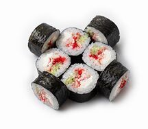 Маки-ролл с крабом