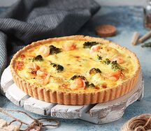 Итальянский пирог с морепродуктами