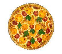 Лионский пирог с курочкой и черри 