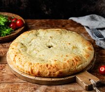 Осетинский Пирог с сыром и зеленью