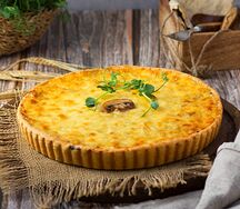 Белорусский пирог c картошкой и грибами