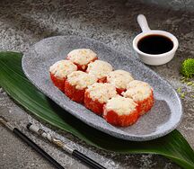 С крабом и сыром моцарелла