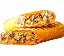 Фахитос в сливочном лаваше с курицей (большой)