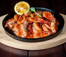 Креветки жареные
