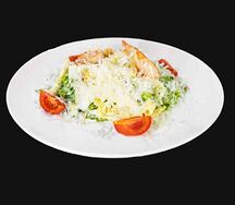 Салат Цезарь с креветками 