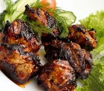 Печень куриная в сетке