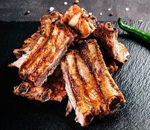 Шашлык из свиных ребрышек