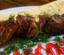 Шашлык из мякоти ягненка 