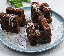 Гренки с соусом блю чиз