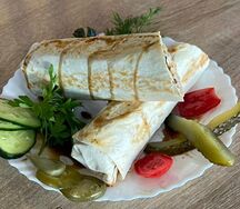 В лаваше с грибами