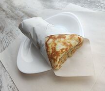 Шаверма в блине (люля-кебаб)