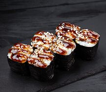 Маки с угрем