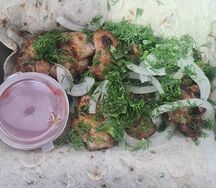 Шашлык из куриной голени
