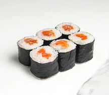Мини ролл с лососоем