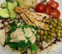 Поке с курицей