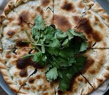 Осетинский пирог со свининой и говядиной